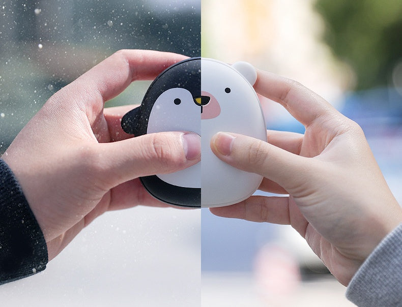 Cute Cartoon Penguin Polar Bear Electric Hand Warmers USB Rechargeable Double-Side Heating Pocket Power Bank Warmer Cute Cartoon Penguin Polar Bear Electric Hand Warmers USB Rechargeable Double-Side Heating Pocket Power Bank Warmer